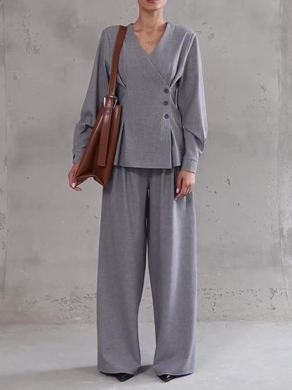 Ensemble Gris Clair Chic
