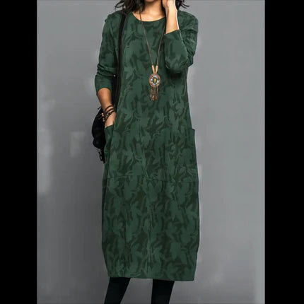 Robe Tricotée Rétro A-Line