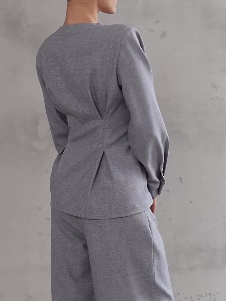 Ensemble Gris Clair Chic