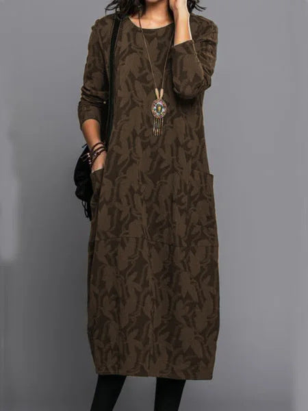 Robe Tricotée Rétro A-Line