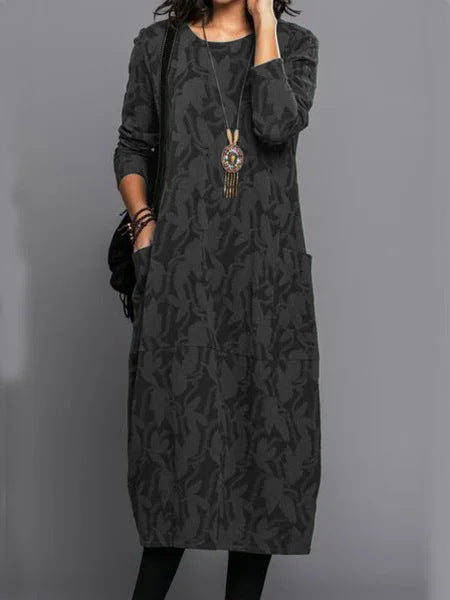 Robe Tricotée Rétro A-Line