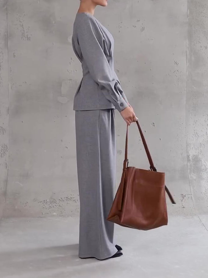 Ensemble Gris Clair Chic