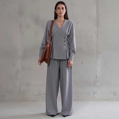 Ensemble Gris Clair Chic